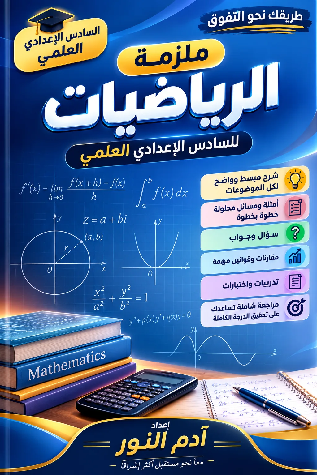 ملزمة الرياضيات للسادس العلمي