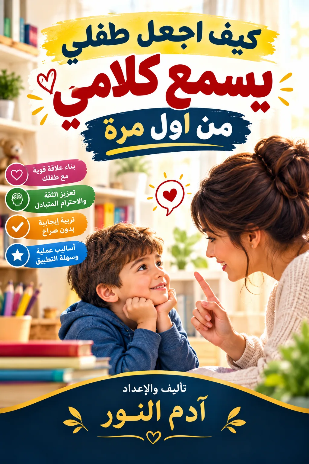 كيف أجعل طفلي يسمع كلامي