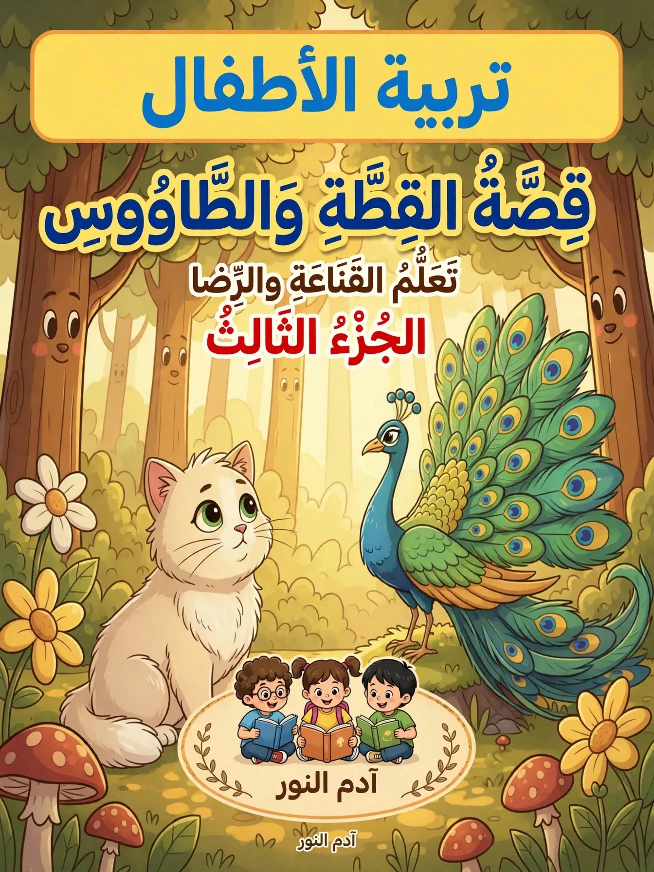 تربية الأطفال"قصة القطة والطاووس