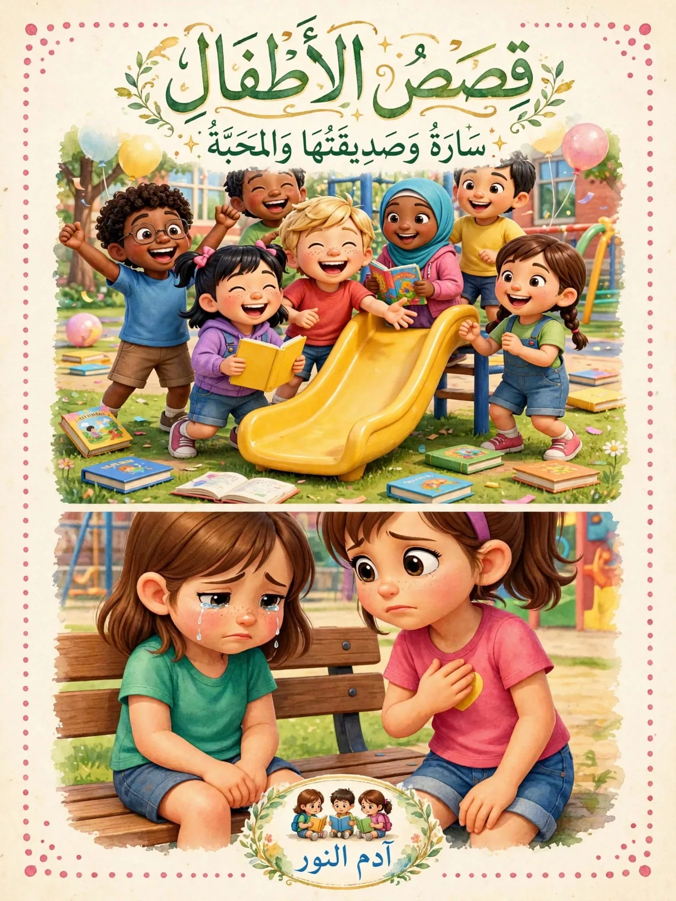 قصص للأطفال"سارة وصديقتها والمحبة